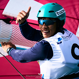 © IWSA media/Robert Hajduk: Winning smile from Tsz Hei “Hugo” Chow [HKG]