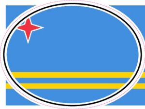 ARU Aruba — Helmet flag design