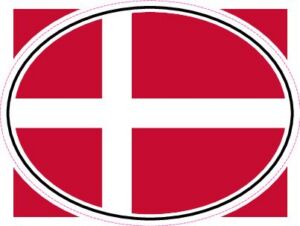 DEN Denmark — Helmet flag design