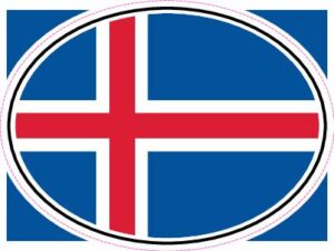ISL Iceland — Helmet flag design