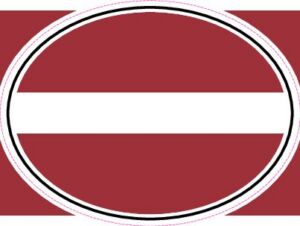LAT Latvia — Helmet flag design