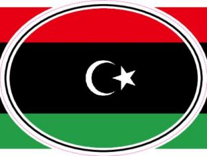 LBA Libya — Helmet flag design