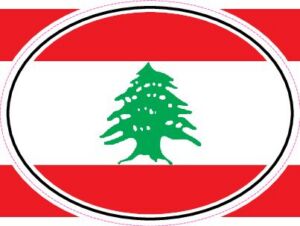 LEB Lebanon — Helmet flag design