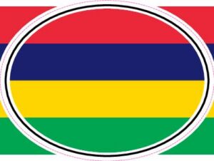 MRI Mauritius — Helmet flag design