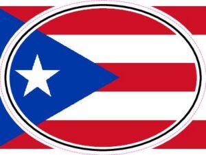 PUR Puerto Rico — Helmet flag design